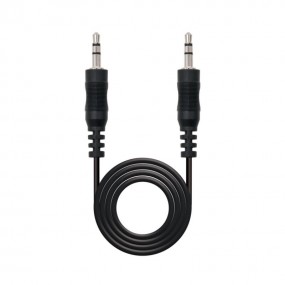 Cable audio estéreo, JACK 3.5/M-JACK 3.5/M, negro, 10.0 m.